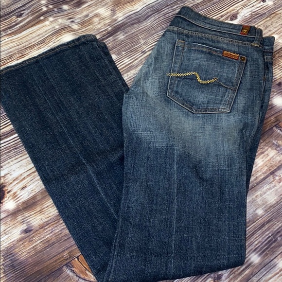 7 for all mankind size 29 Swarovski accent on back - Picture 2 of 7